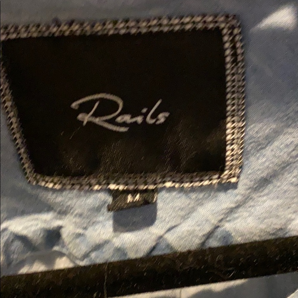 Rails Light Blue Button-Up Shirt - Picture 2 of 3